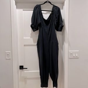 Free People Lotta Love Jumpsuit - Black